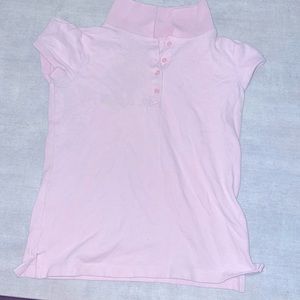 Old navy kids “uniform style” pique polo-pink